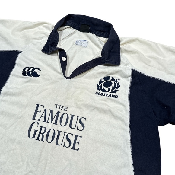Vintage Y2K Canterbury Scotland National Rugby Union Jersey Mens Large - Picture 3 of 11